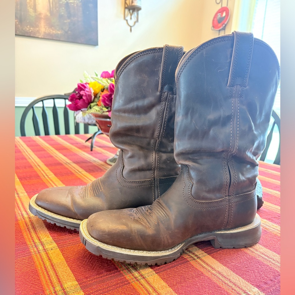 Rocky Women’s  Brown Leather Cowboy Boots